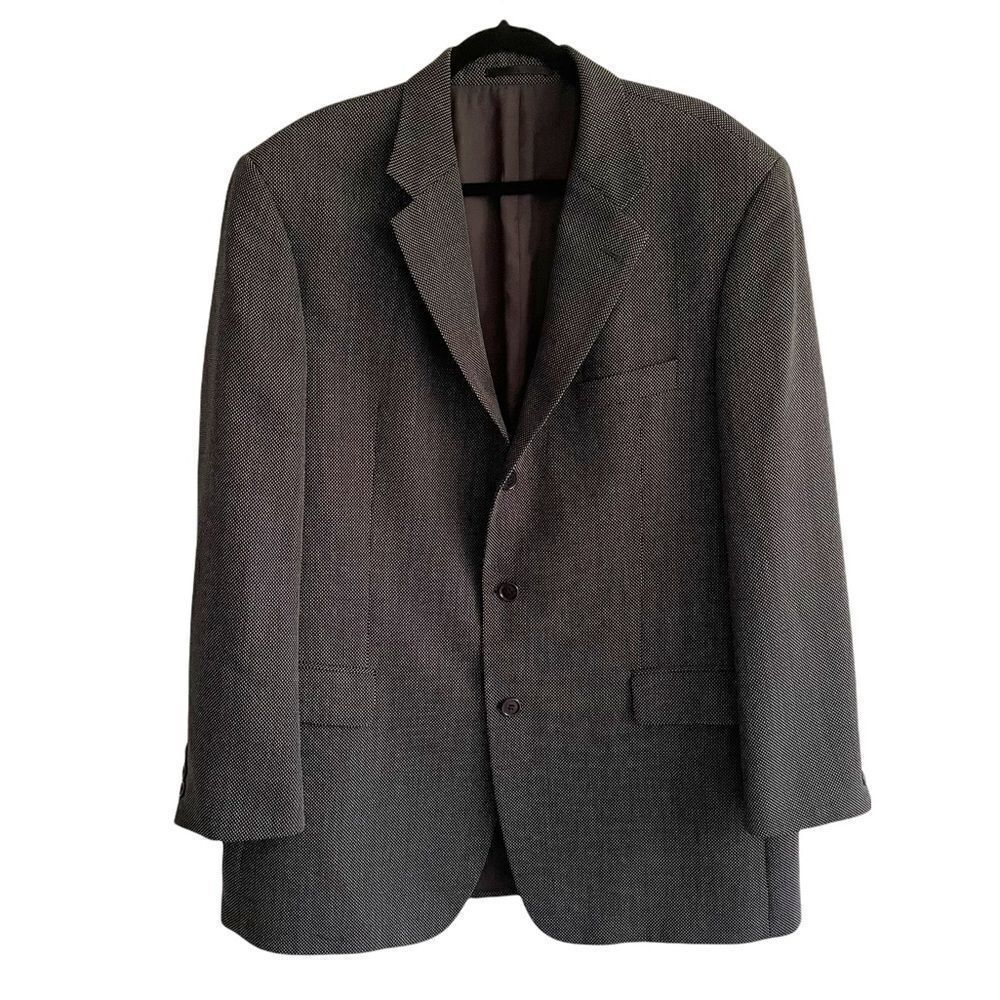 BOSS HUGO BOSS 3 Button Front Blazer Black 56 EU